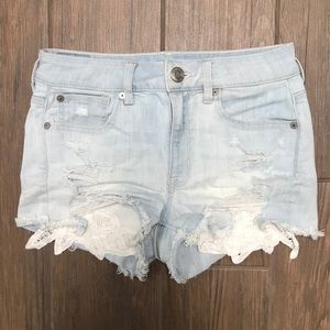 AE Hi rise shortie- excellent condition